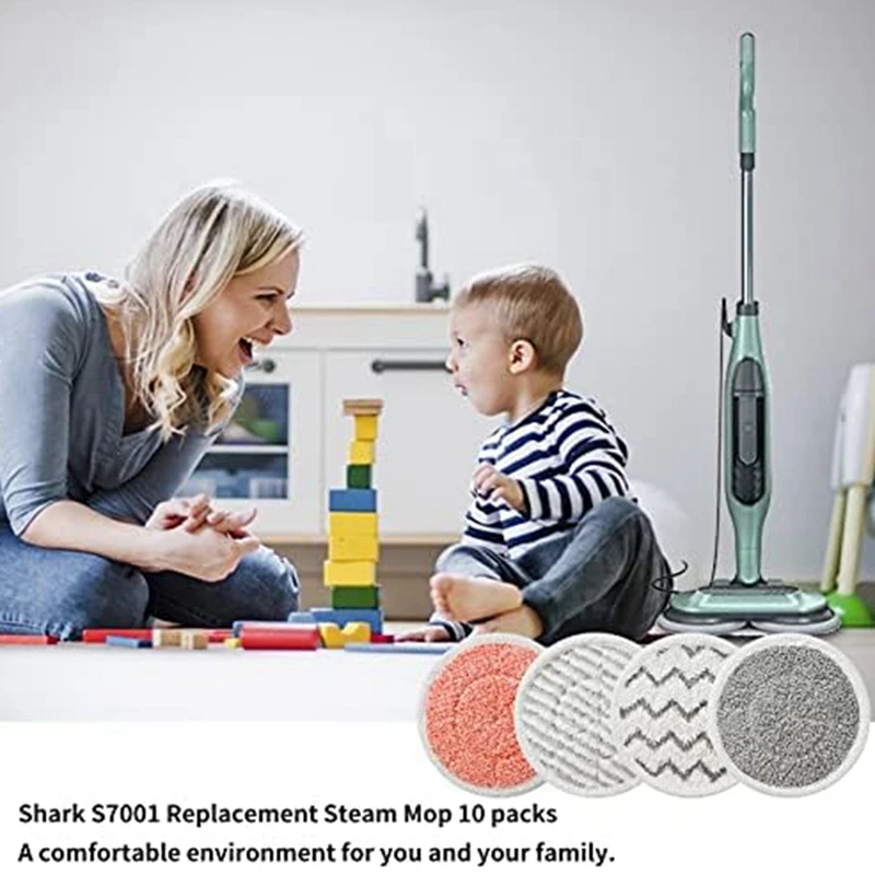 S7001 Сменные накладки для швабры с паром Shark S7000 S7000AMZ S7001TGT S7201 S7005 S7020