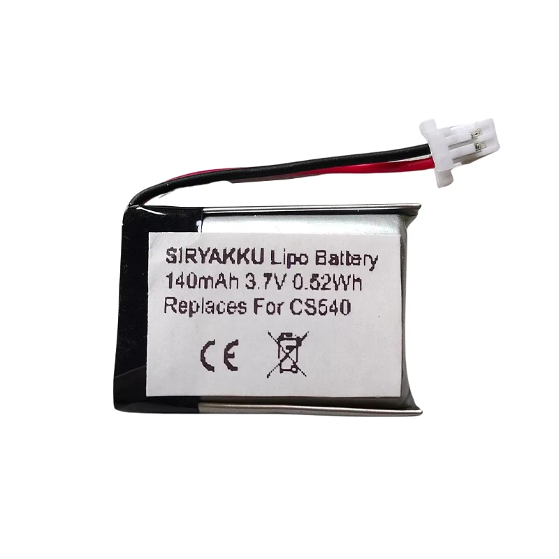 

350mAh cs540 Wireless Headset Battery 84479-01 86180-01 For Plantronics Savi CS540 CS540A Savi CS540