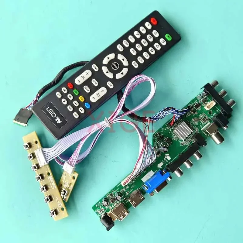 Для N164HGE-L11 DVB-T/C 16 4 &quotUSB/DHMI/VGA/AV 1920x1080 экран ноутбука LVDS 40 Pin контроллер плата