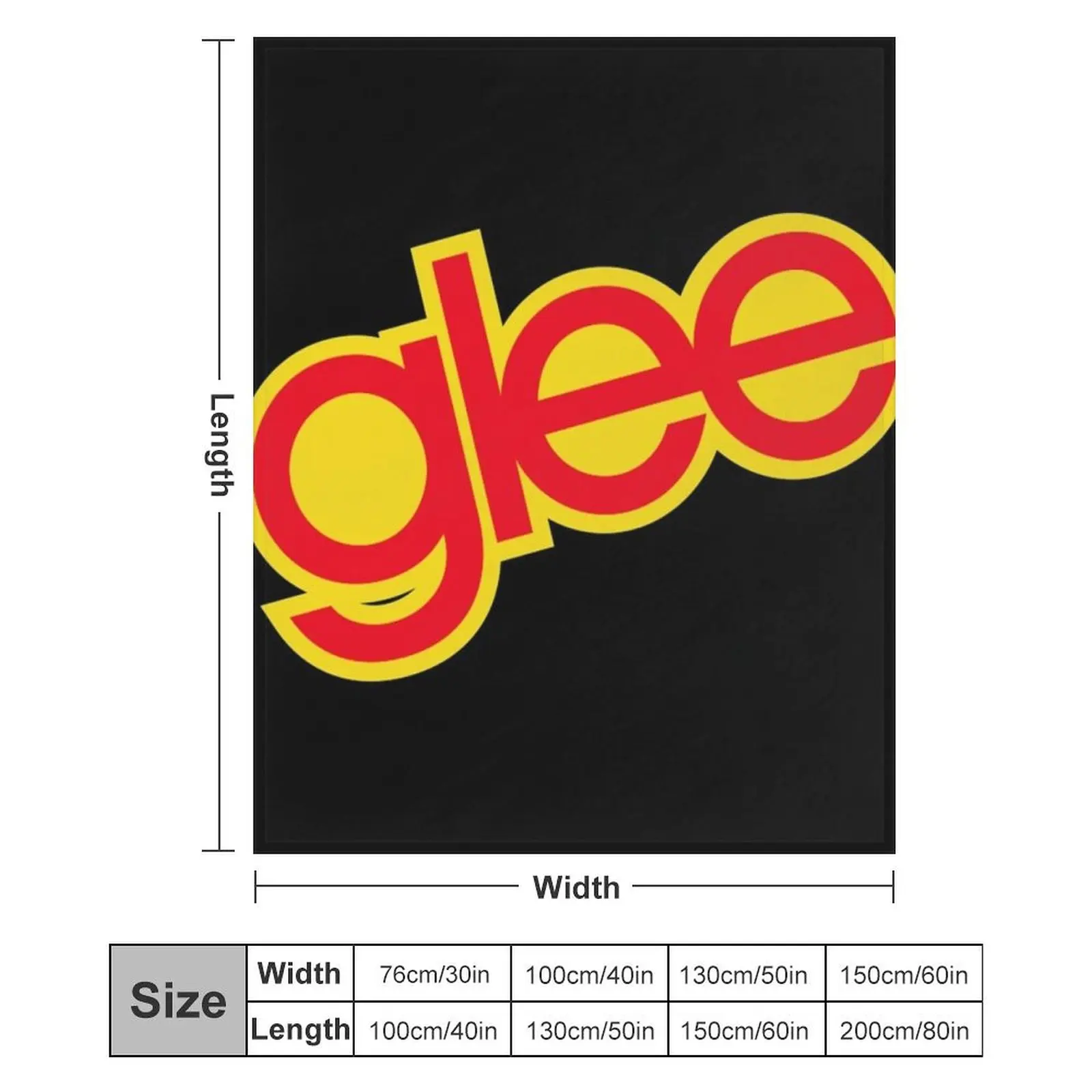 Одеяло с надписями Glee одиночные одеяла для косплея в стиле аниме