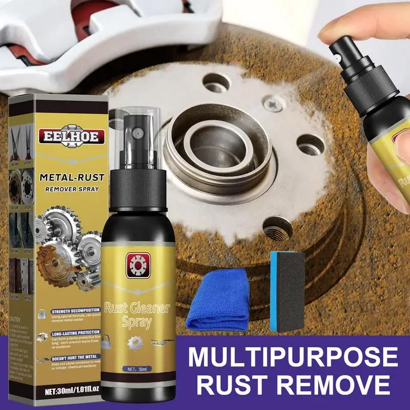 

Car Rust Remover Spray Long Lasting Auto Metal Cleaner Car Wheel Rust Remover Spray Vehicles Rust Stain Cleaning Agent