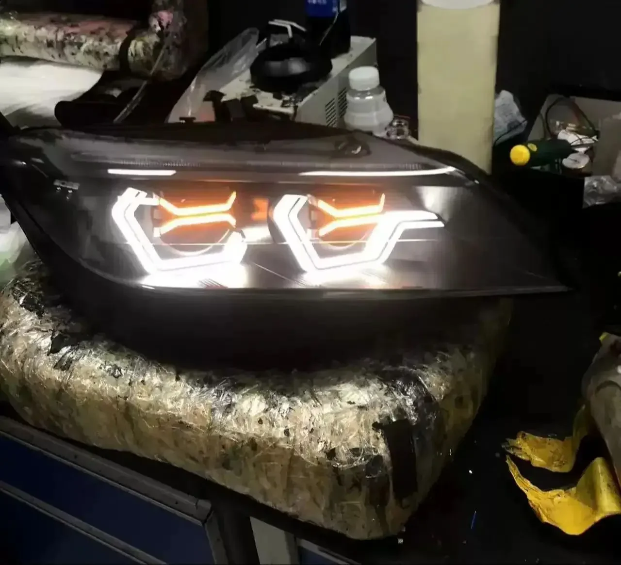 Фото Для BMW Z4 E89 OSS светодиодные фары дневного света DRL фары ближний дальний свет указатель поворота №1