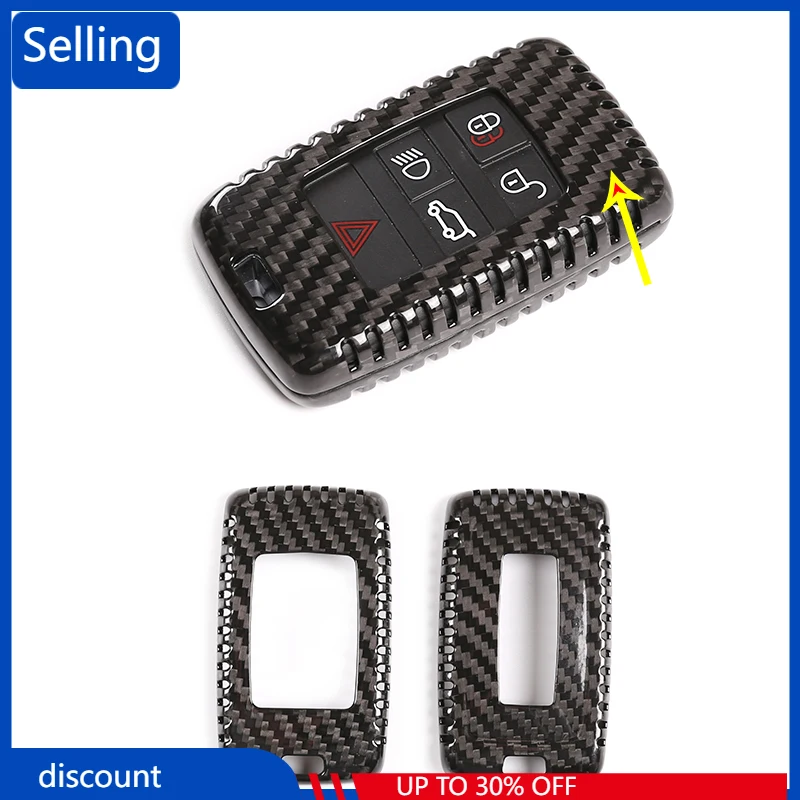 

For Jaguar E-Pace Key Shell Protective Shell Real Carbon Fiber Round And Delicate Scratch-Resistant And Wear-Resistant Key Shell