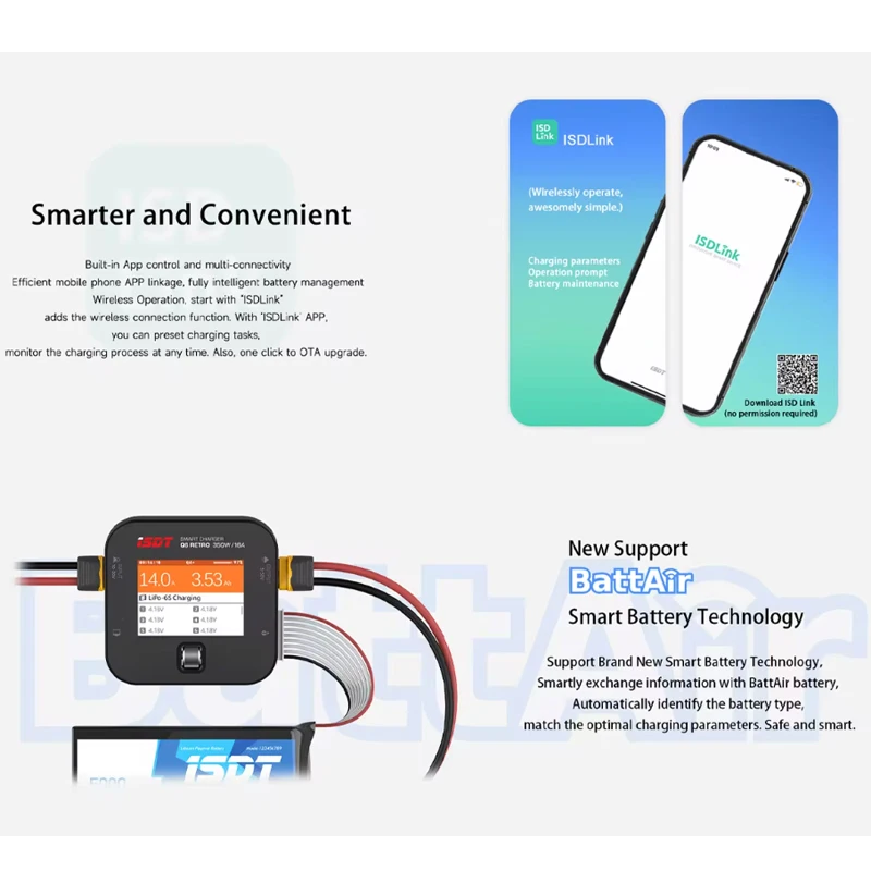 Балансирующее устройство для литий-полимерных аккумуляторов ISDT Q6 350 Вт 16 А