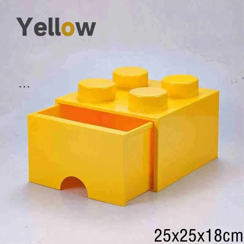 

Новый ящик для хранения, строительные блоки, формы, пластиковые коробки, накладные настольные удобные офисные принадлежности, экономия места