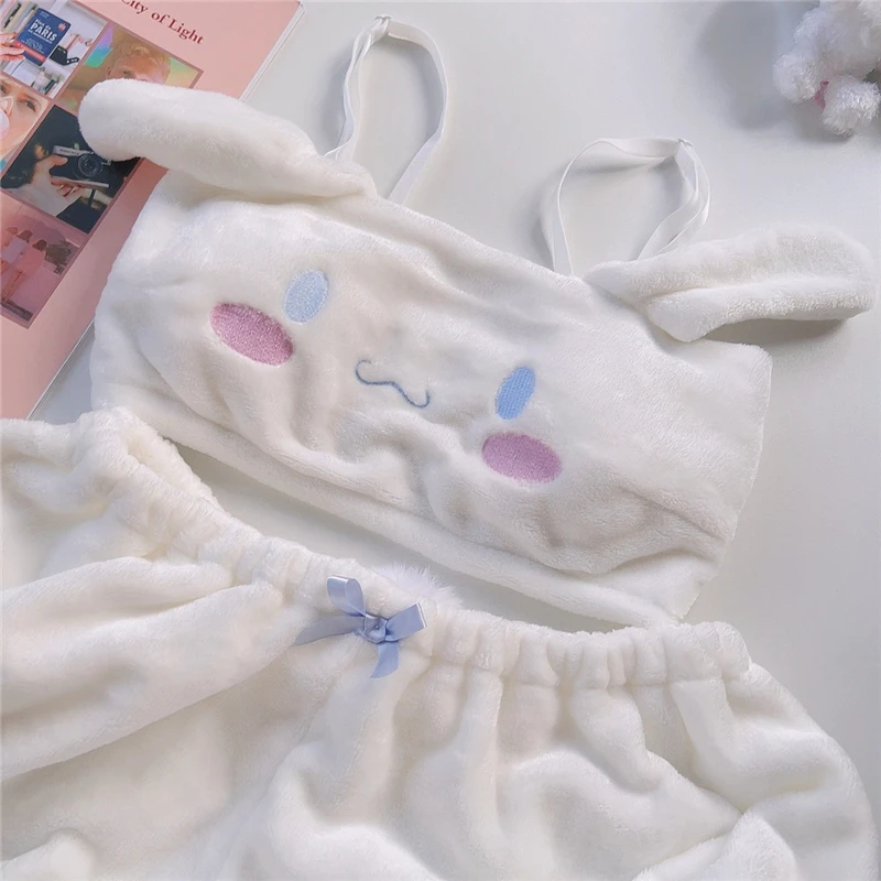 Домашняя одежда с героями мультфильмов Sanrio Kawaii универсальная вышитая основа