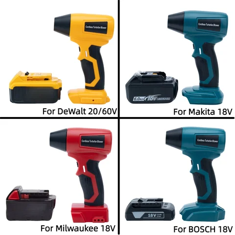 Беспроводной турбовентилятор для аккумуляторов DeWalt/Makita