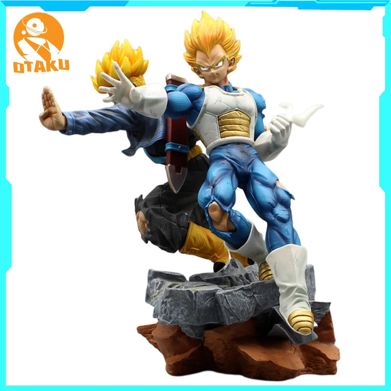 

31cm Dragon Ball Z Figure Trunks Vegeta Anime Figures Pvc Figurine Gk Dbz Statue Decoration Collectible Desktop Model Toys Gift