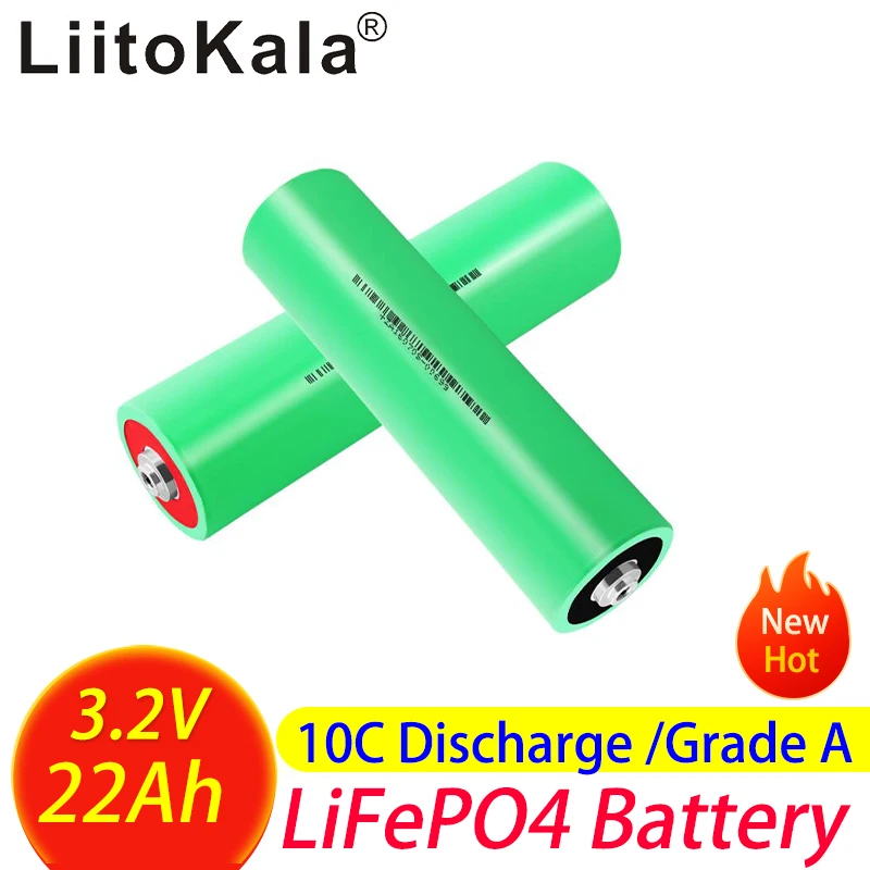 

1-4 шт. LiitoKala 10C 3,2 в 22 Ач Lifepo4 аккумуляторная система солнечной энергии для лодок и домов на колесах гольф-Корзины без налогов в США и ЕС