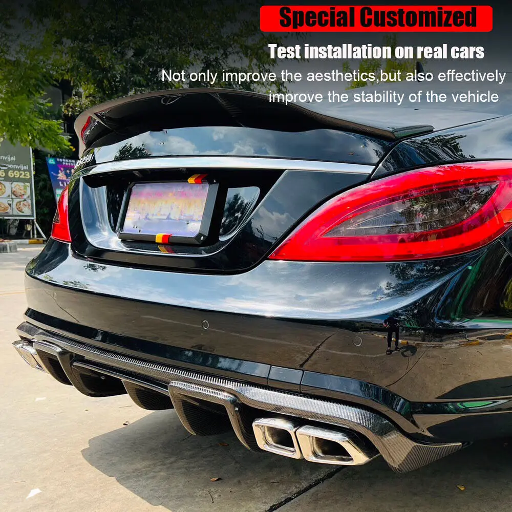 Задний диффузор автомобиля подходит для Mercedes Benz CLS Class W218 CLS550 Sport CLS63 AMG Sedan 2011-2014
