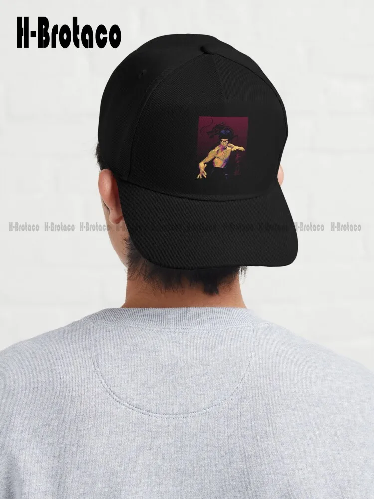 

Red Fighter Bruce Lee Baseball Cap Cowboy Hats For Men Outdoor Climbing Traveling Hip Hop Trucker Hats Quick Dry Mesh Cap Unisex