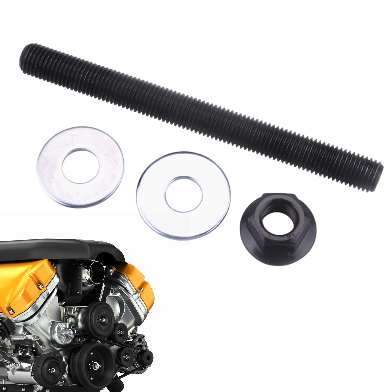 

Автомобильный коленчатый вал, Гармонический балансир, инструмент для ремонта коленчатого вала, набор инструментов установщика шкивов для GM LS1 LS 2 LS3 LS6