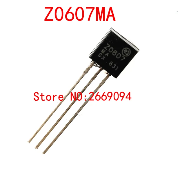 

20PCS /50pcs Z0607 0607 TO-92 Z0607MA TO92 Triacs 0.8 Amp 600 Volt new original