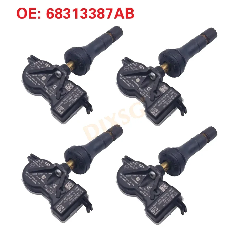 Фото Датчик давления в шинах TPMS 68313387AB для Jeep Grand Cherokee, Compass, Dodge Durango, Fiat 500x 2016-2021 гг., 433 МГц №1
