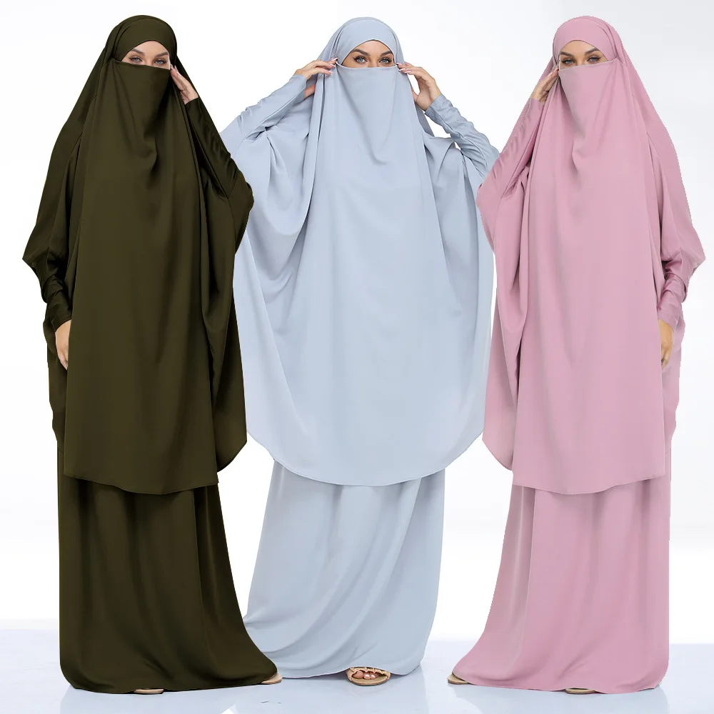 

Ramadan Eid Muslim Prayer Garment Turkey Abaya Dubai Jilbab Long Khimar Hijab Dress Abayas for Women Islam Niqab Djellaba Burka