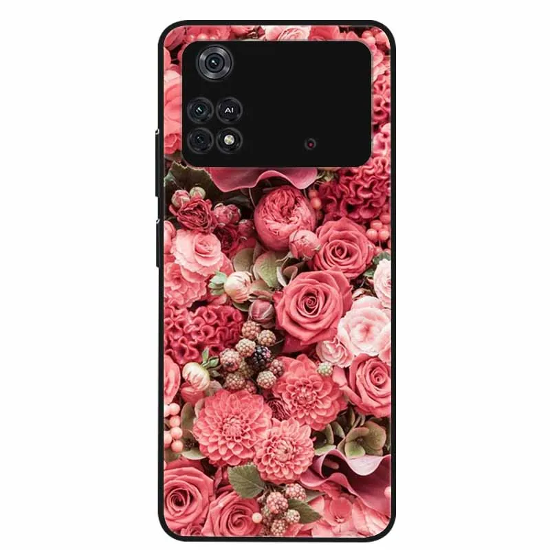 Чехол для телефона POCO M4 Pro 4G чехол 2022 дюйма Силиконовый ТПУ Мягкий защитный Poco M 4 pro