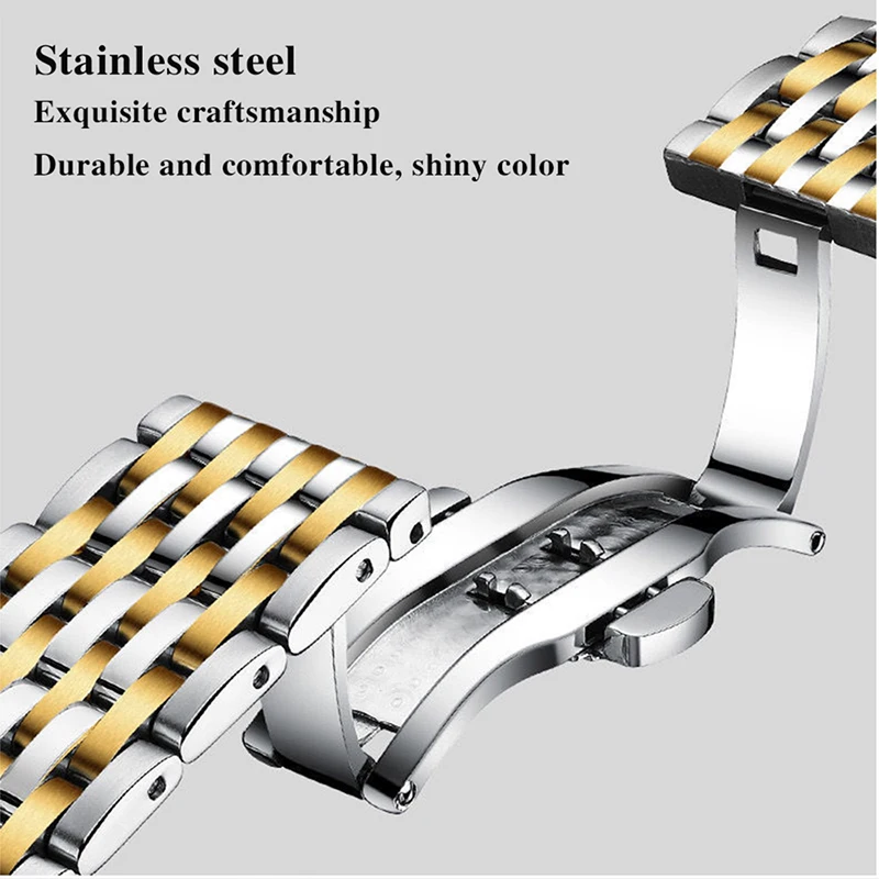 Luxury men's watch high-quality waterproof business casual men's quartz watch luminous stainless steel clock