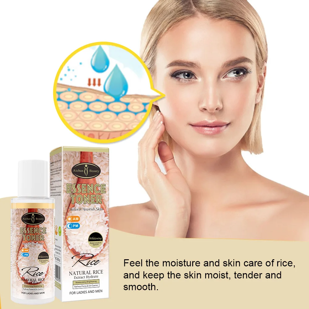 Rice Essence Lotion Facial Care Firming Lifting Moisturizing Toner Moisturize Moisturize and Soften The Skin Toner Facial