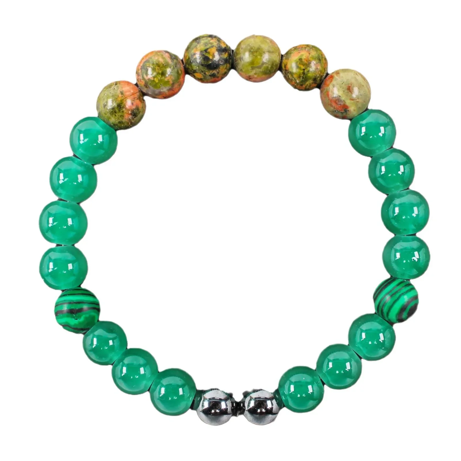 Temu Трансграничный бестселлер Браслет из натурального камня Голубиный камень