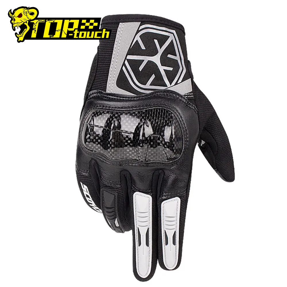 

Summer Motorcycle Gloves Touch Screen Breathable Mesh SCOYCO Anti-Fall Motocross Breathable Mesh Cycling Sport Men Guantes Moto