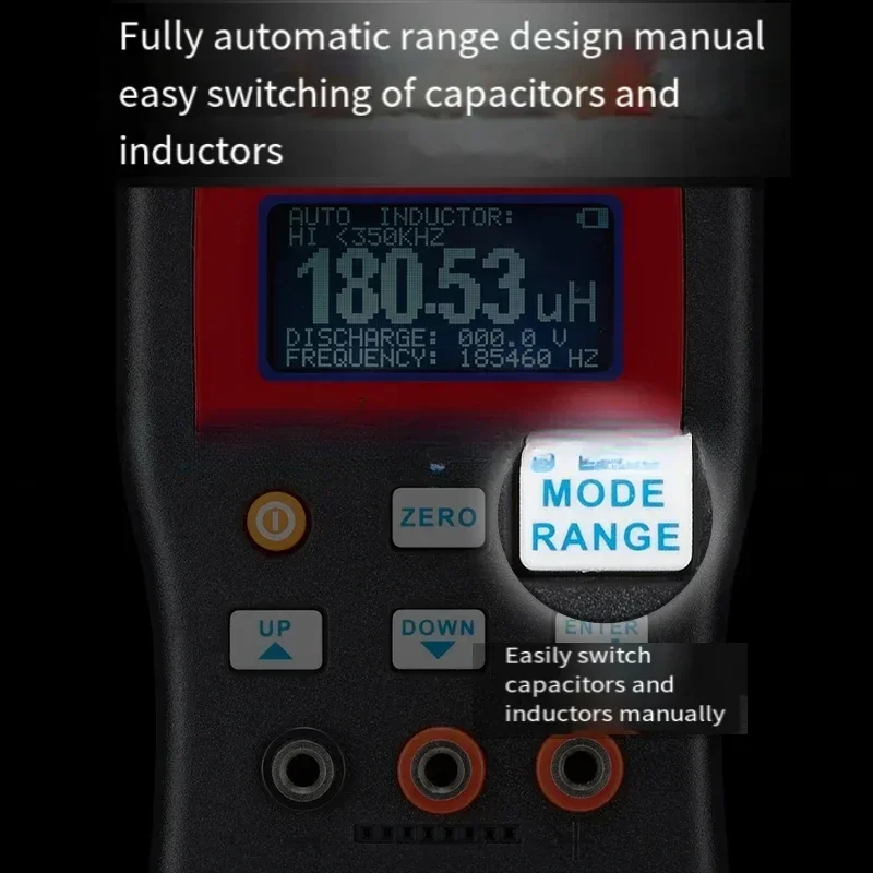 Конденсаторный индуктивметр MlC500 Измеритель емкости Цифровой дисплей Высокая