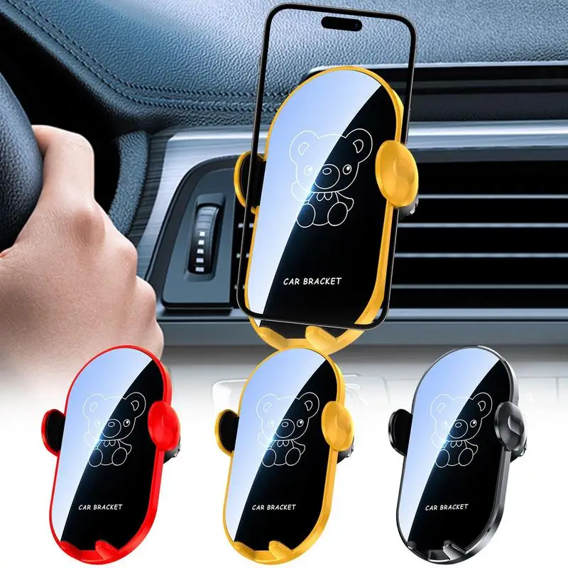 

Universal Car Phone Mount With Hook Clip Air Vent Car Mount 360 Rotation Anti Slip Mobile Cell Stand Smartphone GPS Support