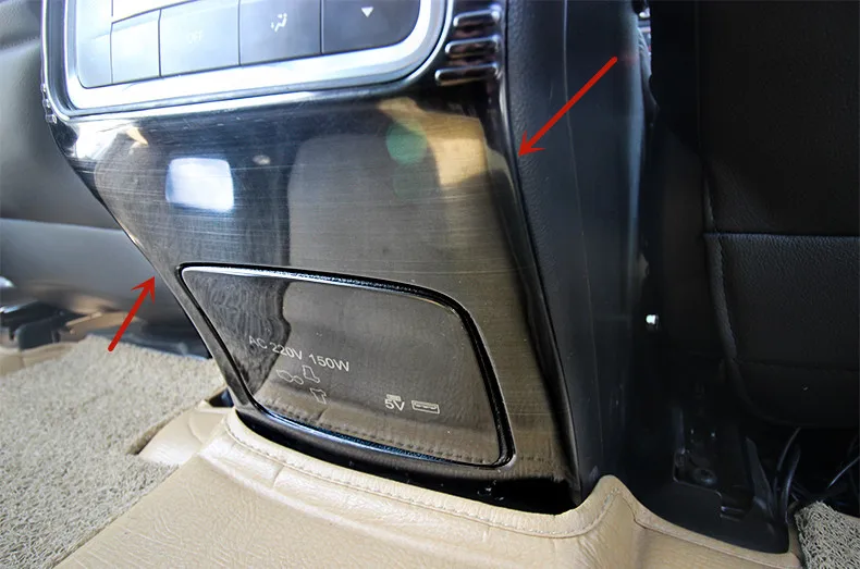 

Подлокотник из нержавеющей стали для Trumpchi GS8 2017-2021, подлокотник с защитой от ударов, защитная пластина, аксессуары для автомобиля против цар...