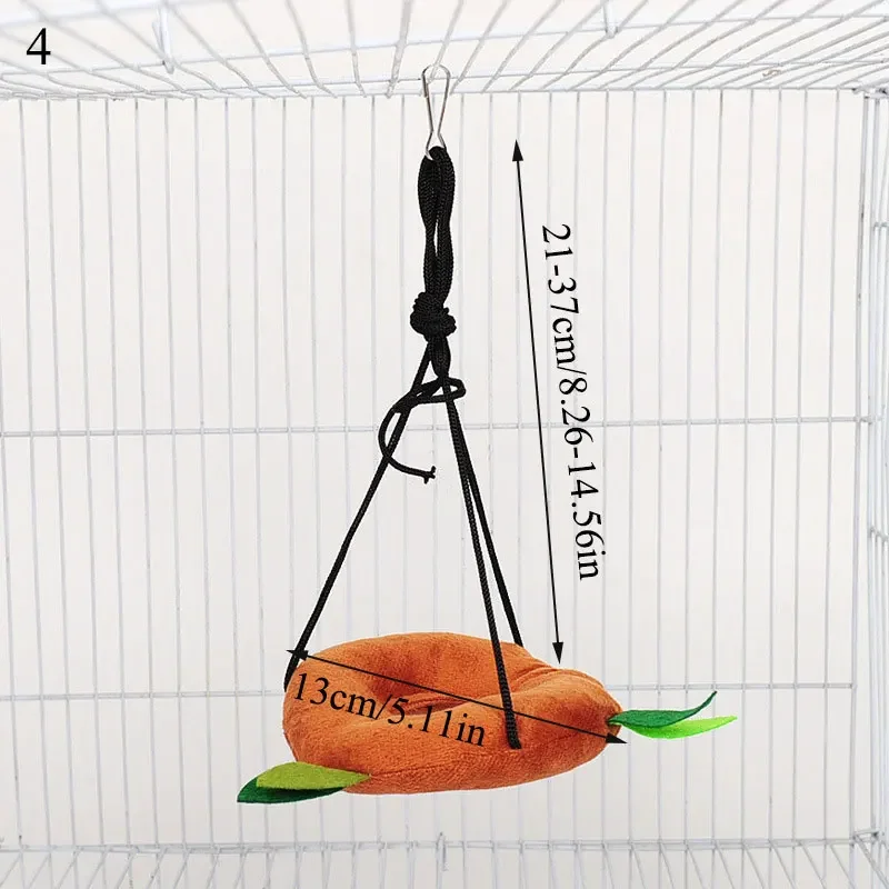Милые Плюшевые Хлопковые Качели Для Хомяков Мелких Животных Двухслойное Гнездо