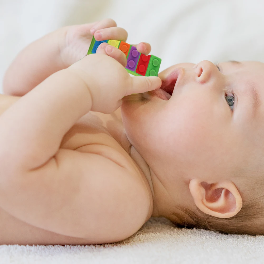 

Силиконовая Бриллиантовая подвеска, молярная палочка, жевательные игрушки, бриллиантовый прорезыватель, Детская сенсорная жевательная иг...