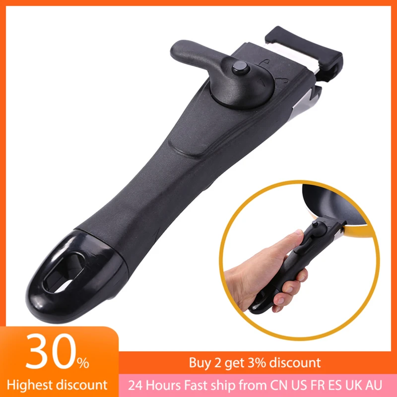 

Removable Detachable Pan Handle Pot Dismountable Clip Grip Handle for Kitchen Frying Pan Clamp Outdoor Tableware Tools
