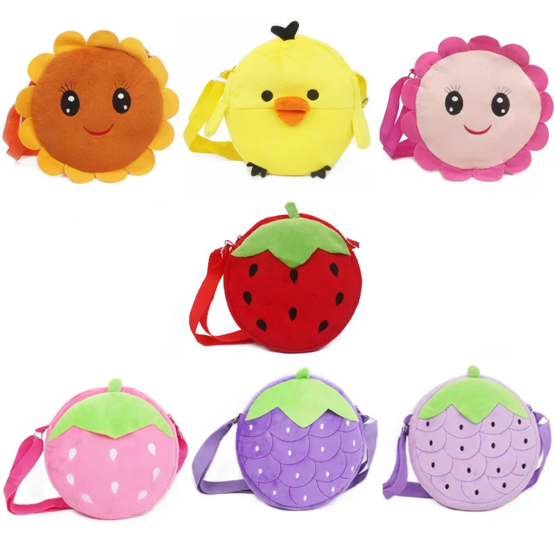 Children's Bag Messenger Kids Bags For Girls Plush Cartoon Satchel Designer Luxury Toddler For Kindergarten Cute Baby Crossbody