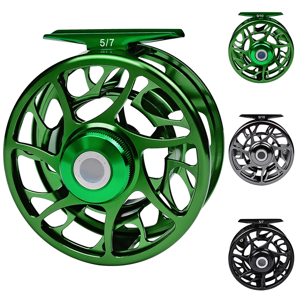 

2+1BB Fly Fishing Reel 5/7 7/9 9/10 WT Aluminum Alloy CNC Spool Fly Reel With Left Right Interchangeable for Freshwater Fishing