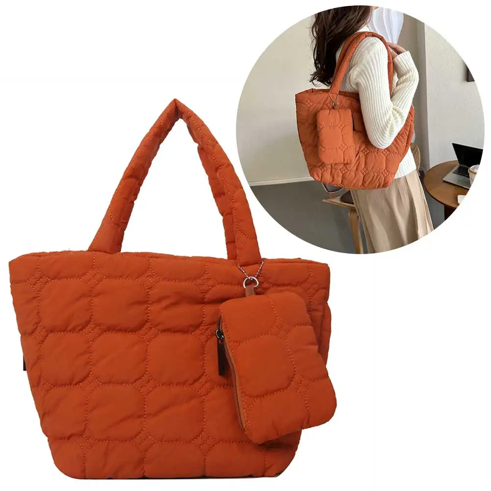 Женская зимняя сумка-тоут с молнией 2 шт.