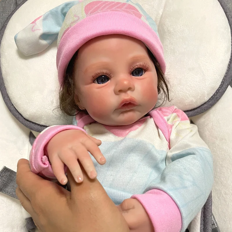 3D картина готова Bebe Reborn Doll Meadow 43 см ручной работы с укоренившимися волосами