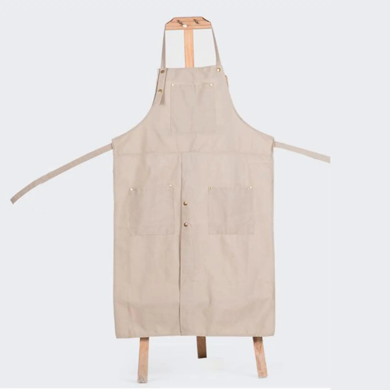 

Pottery Apron Durable Canvas Adult Anti-Fouling Full Cover Anti-Oil Painting DIY Ceramic Sculpture Mud-retaining Canvas Apron