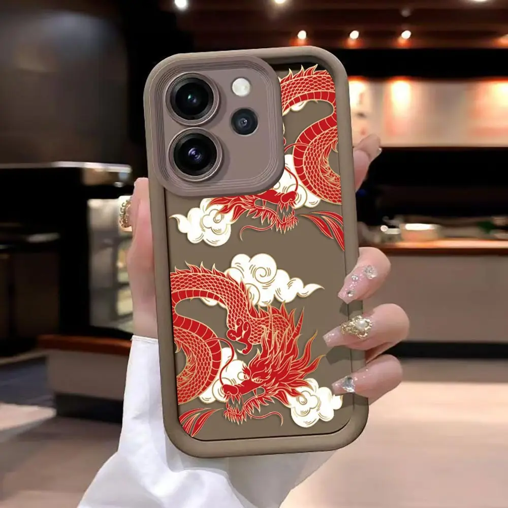 Фото Чехол для телефона с рисунком дракона в мультяшном стиле для HONOR X9D X9B X9C X9A X8D X8C X8B X8A X8 X7A X6B X6A X7 X9 MAGIC 5 6 7 8 №2