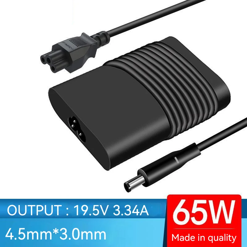 19.5V 3.34A 65W 4.5*3.0MM Laptop Ac Adapter Charger For Dell Inspiron 15 5585 3501 5579 5575 5593 5567 5570 7580 5594 7560 5591