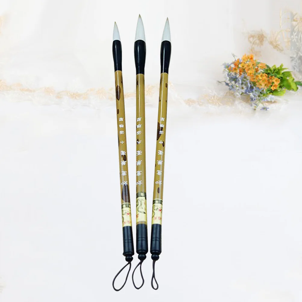 

Brush Writing Calligraphy Painting Chinese Pens Sumi Set Caligraphywater Hu Supplies Ink