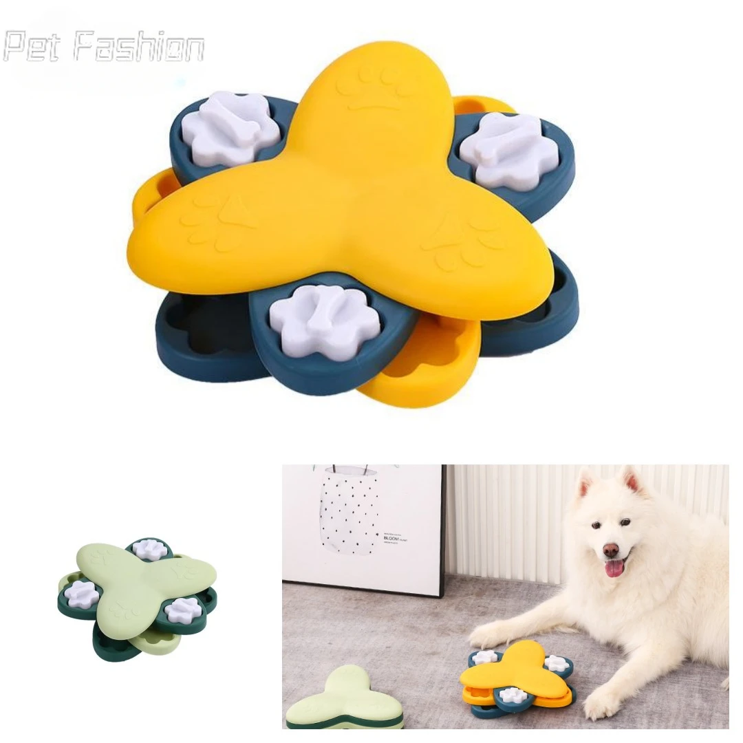 

Dog Puzzle Toys Interactive Dogs Toys Provides IQ Training Mental Enrichment Rotatable Treat Dispenser for Puppy Medium Large