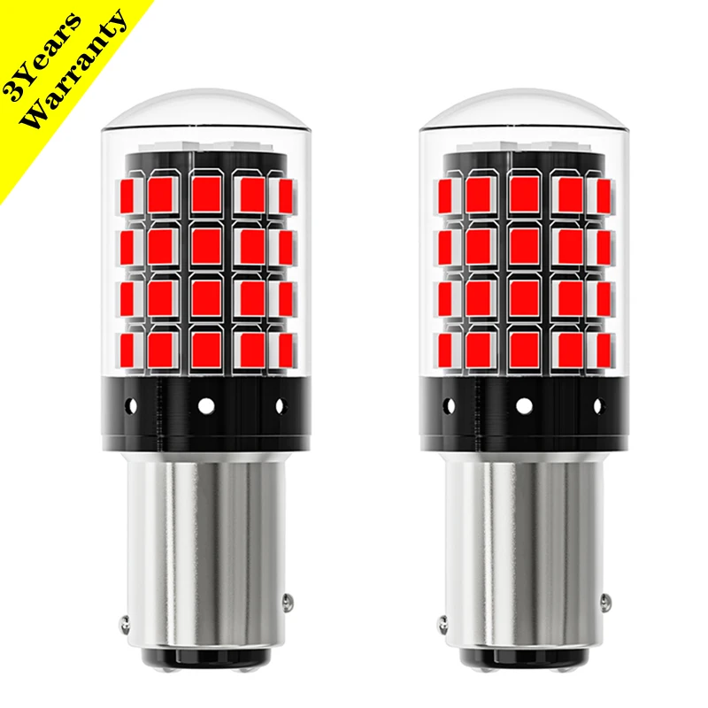 

2PCS Car Led Bulbs 1157 BAY15D P21/5W 1156 BA15S P21W BAU15S PY21W LED 7440 W21W Bulbs Super Bright Lamp Turn Signal Light