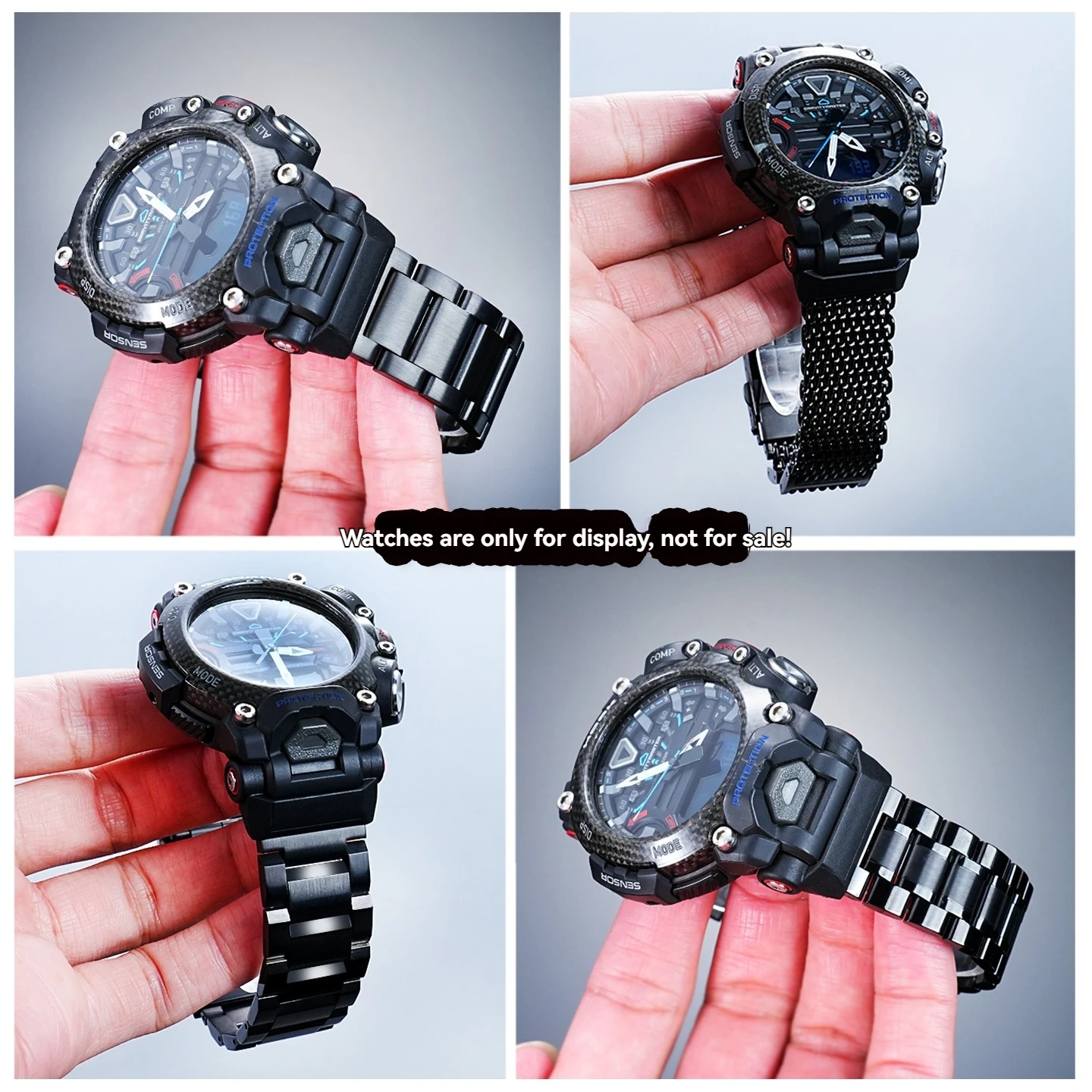 Фото Для Casio G-SHOCK 5635 Aviation Dominator GR-B200: аксессуары для часов из высококачественной стали, ремешок для часов gr-b200, мужская цепочка для часов из нержавеющей стали. №3