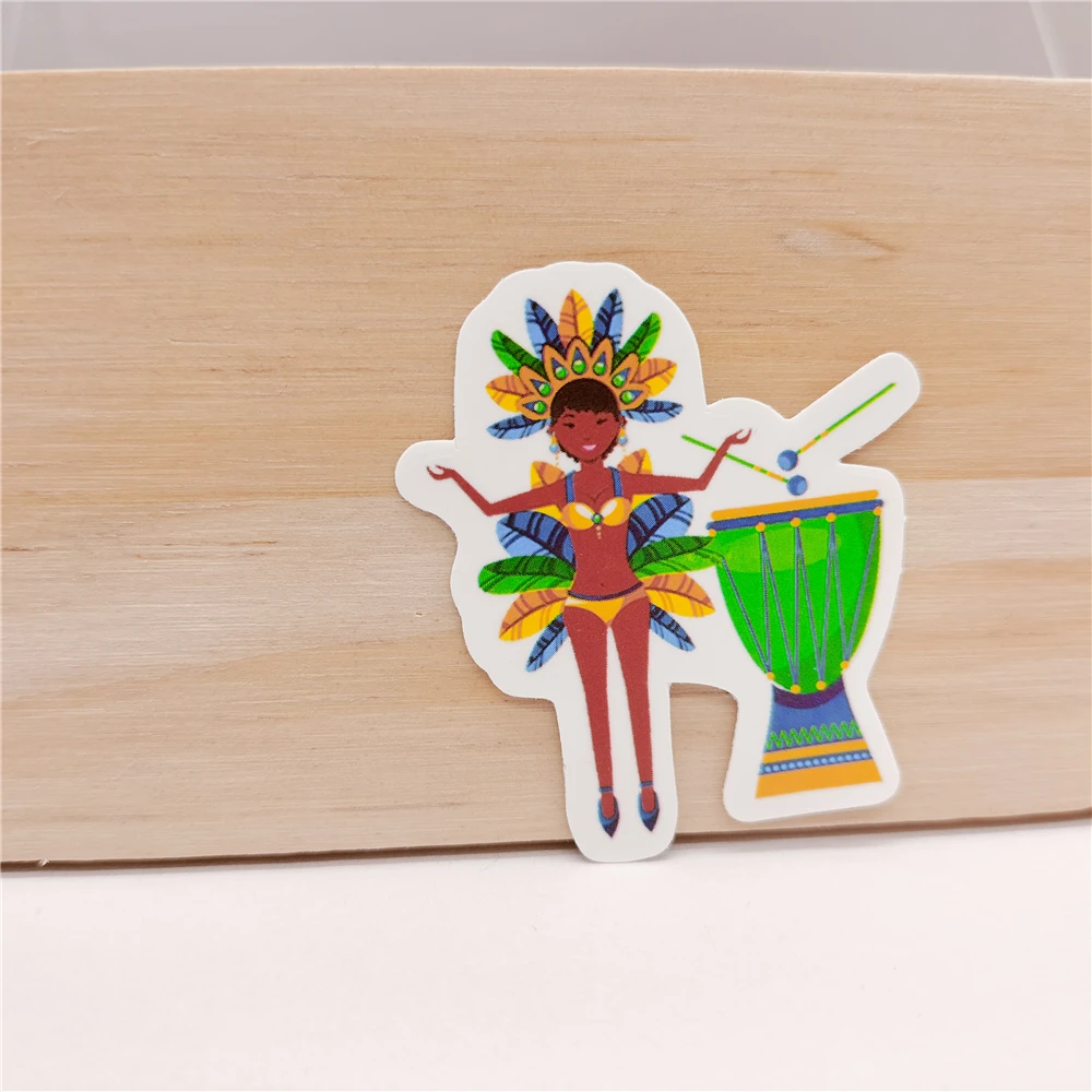 Наклейки для танцев и песен в Бразилии 1/10/20/30/50 шт.