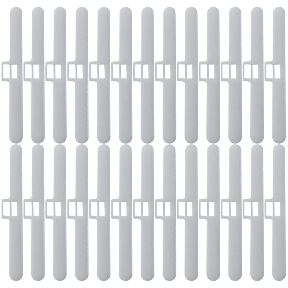

30 Pcs Blind Replacement Slats Hangers Window Blinds Vertical Brackets Curtain Repair Tabs