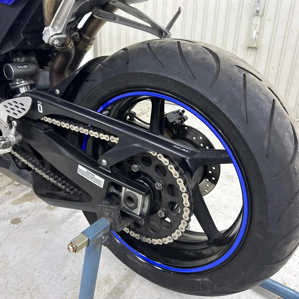 Наклейки на колеса мотоцикла 16 шт. красочные светоотражающие полосы обод для SUZUKI