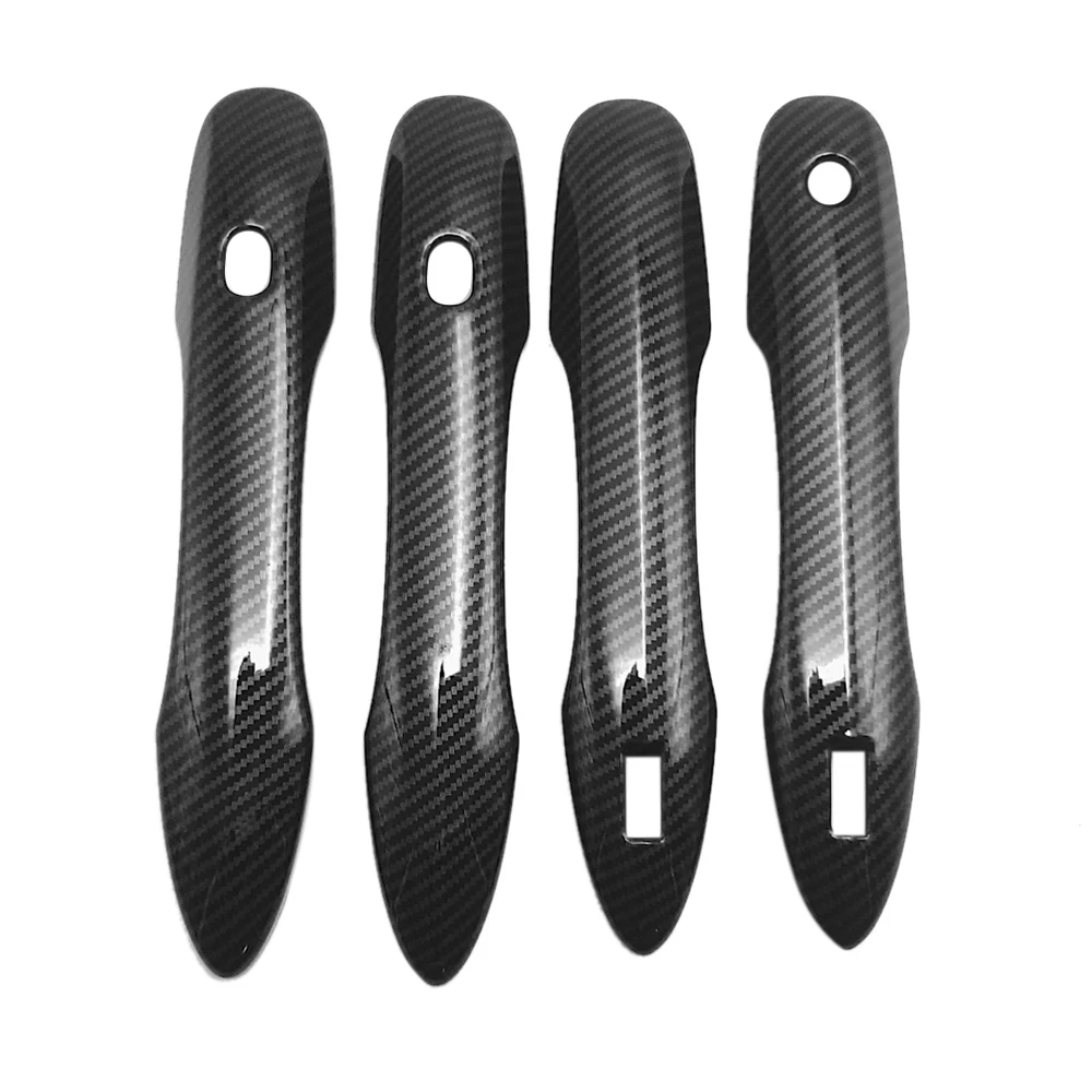 

For Toyota Voxy Noah R90 2021 2022 Carbon Fiber Car Exterior Door Handles Trim Cover Protection ABS