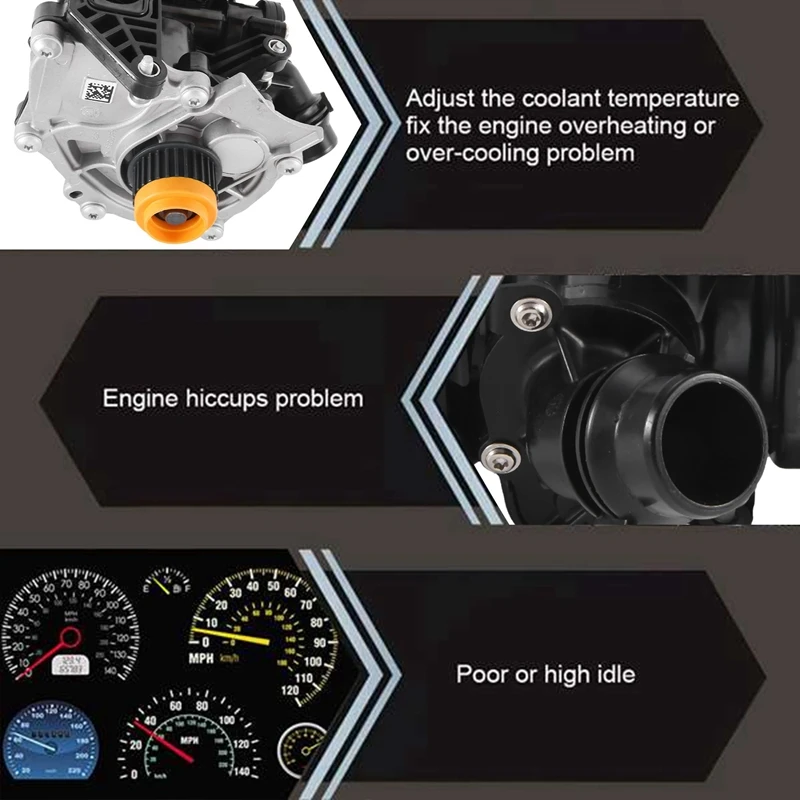 06K121600E сменный корпус водяного насоса термостата 06L121111H для VW GOLF Passat Tiguan