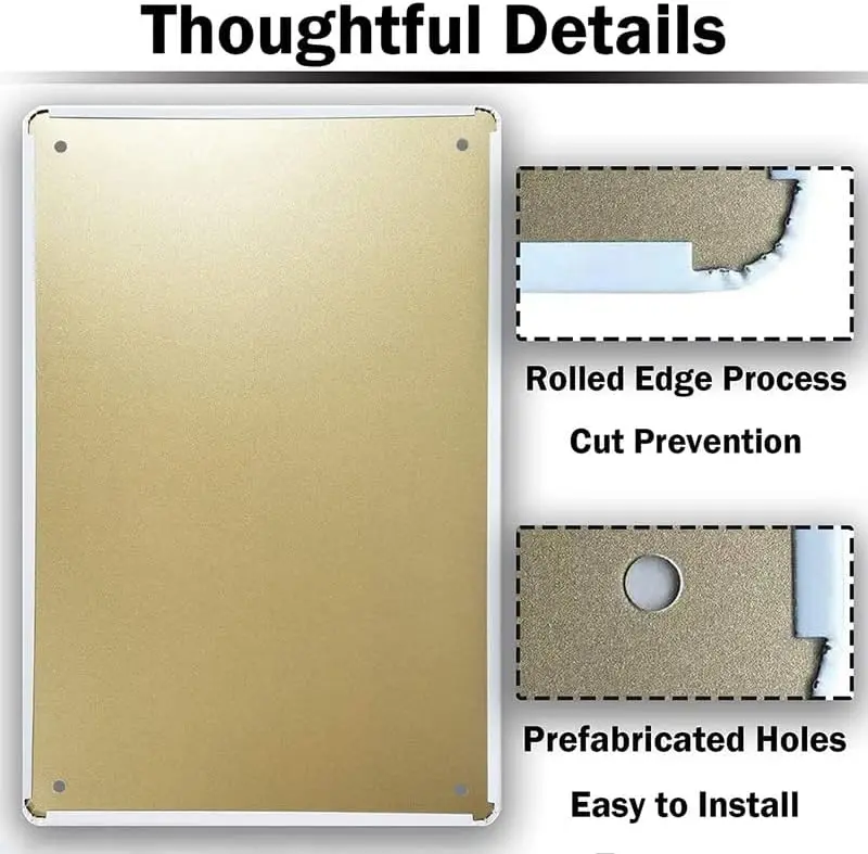 MTou Ретро Rustc Cmper Metl Tn Decor Sgn Home RV Ccessores Wll Décor Frend Fmly Автодом Frmhouse Cmpng-Certfed Hppy