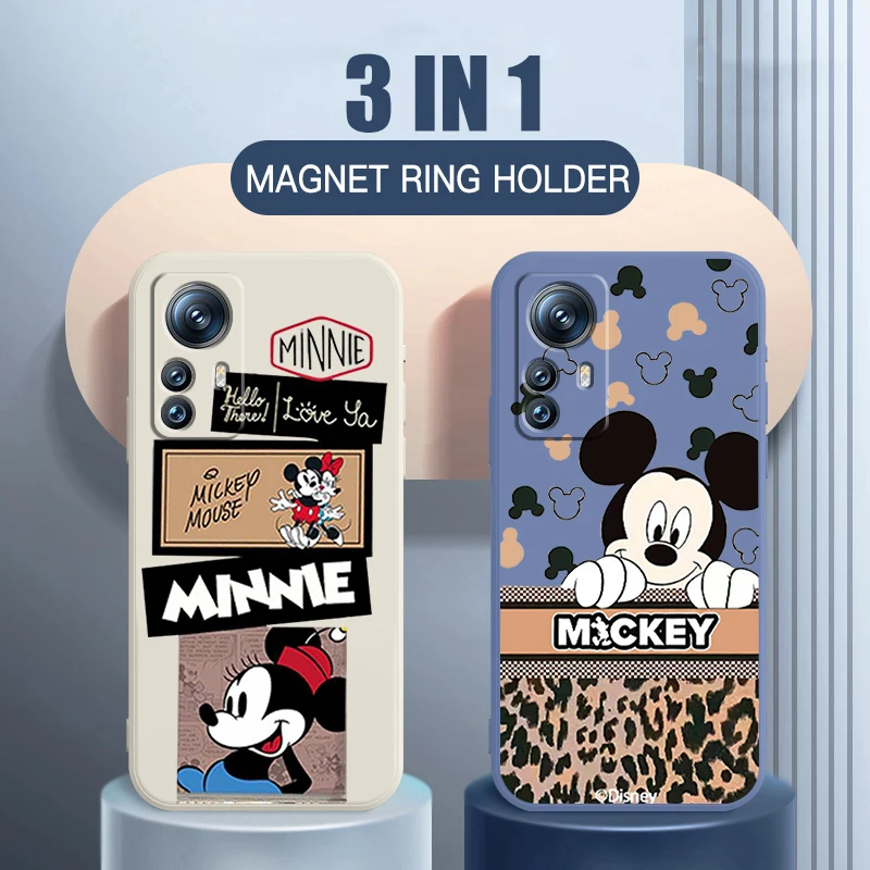 

Disney Mickey Minnie Cool Liquid Rope Funda Phone Case For Xiaomi Mi 12T 12S 12 12X 11i 11T 11 10 10S 10T Pro Lite Ultra 5G