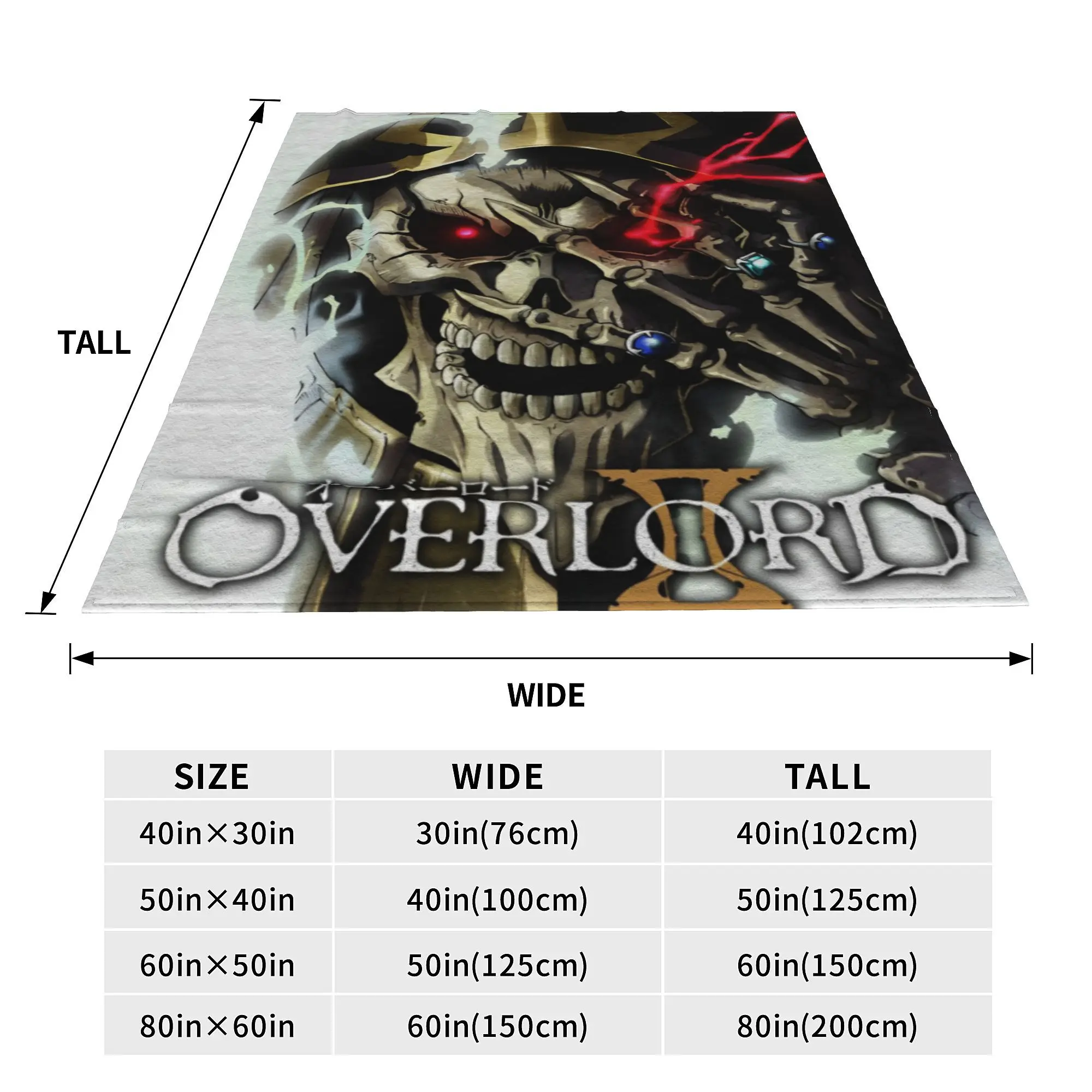 Overlord аниме Япония Манга вязаные одеяла флисовое платье Ainz Ooal легкие пледы для