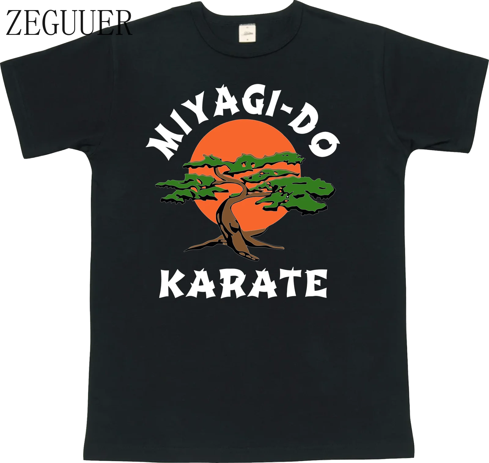 Japanese Printed Miyagi Do Karate Cobra Kai T-Shirt 90s New Summer Casual Cotton Vintage Graphic Tee Shirt Streetwear Aesthetic